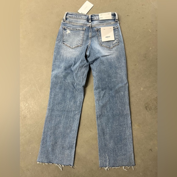 Vervet “Melissa”  Mid-Rise Stretch Straight Leg Jeans - Picture 3 of 3